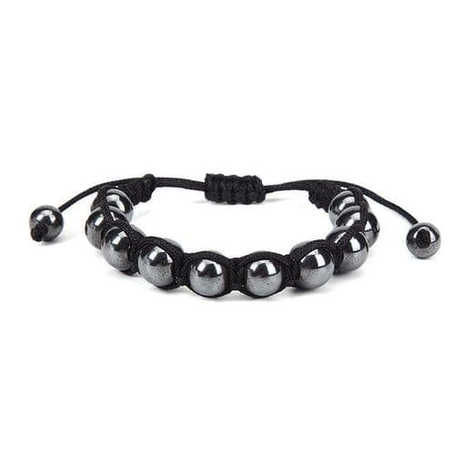 image-Beaded Bracelet New unique charm jewelry tiger head skull beads men's