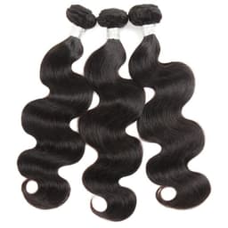 image-10A Unprocessed Brazilian Peruvian Virgin Hair Body Wave 3 Bundles