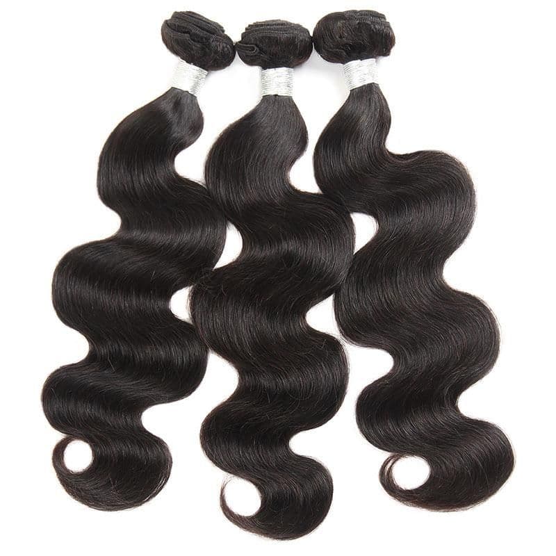 image-10A Unprocessed Brazilian Peruvian Virgin Hair Body Wave 3 Bundles