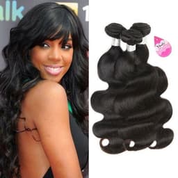 image-10A Brazilian Virgin Hair Body Wave 100% Human Hair Weave 3 Bundles