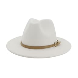 image-2020 Autumn Winter Women Men Wool Felt Panama Hat Jazz Fedora Bowler