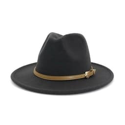 image-2020 Autumn Winter Women Men Wool Felt Panama Hat Jazz Fedora Bowler