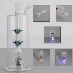 image-Areyourshop 14cm Glass Hookah Bongs Water Smoking Pipe Shisha Tobacco