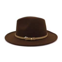 image-2020 Autumn Winter Women Men Wool Felt Panama Hat Jazz Fedora Bowler