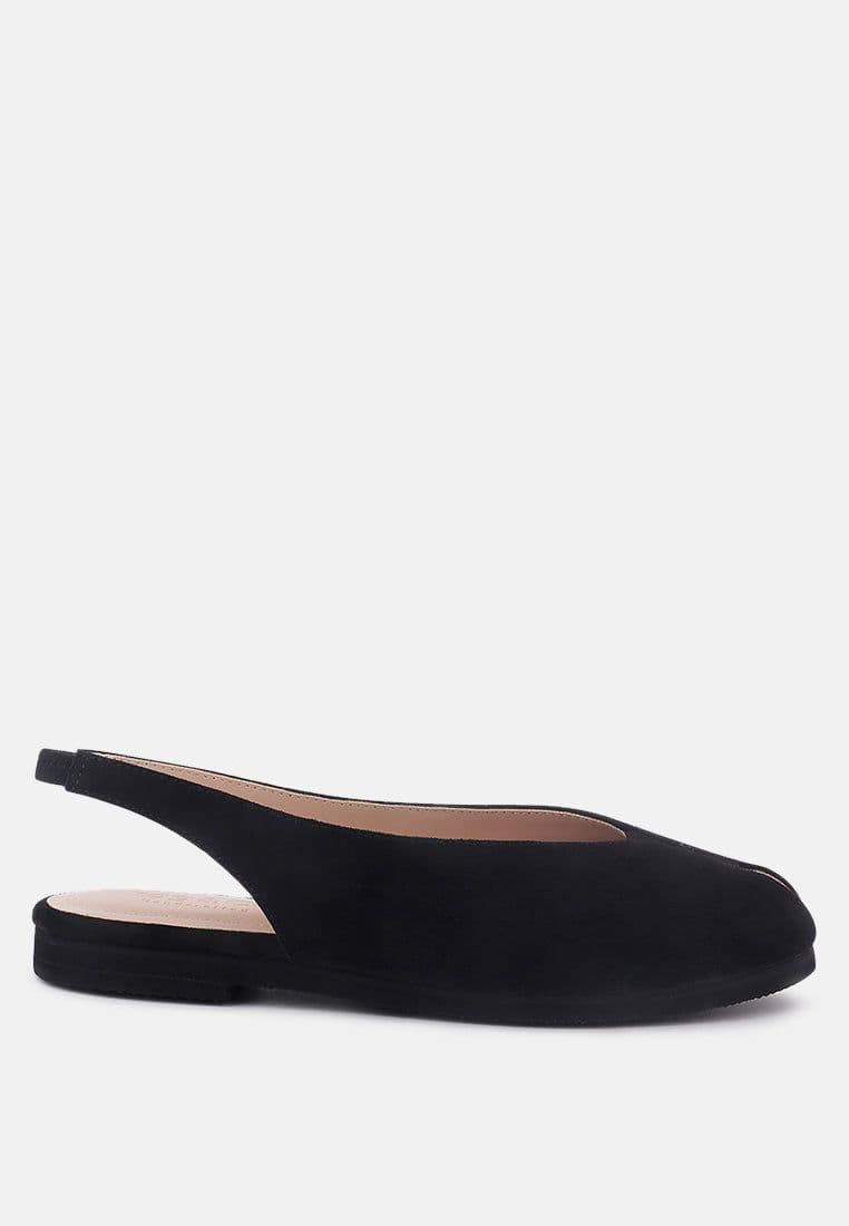 image-Gretchen Mustard Slingback Flat Sandals