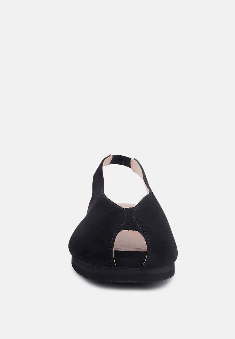 image-Gretchen Mustard Slingback Flat Sandals