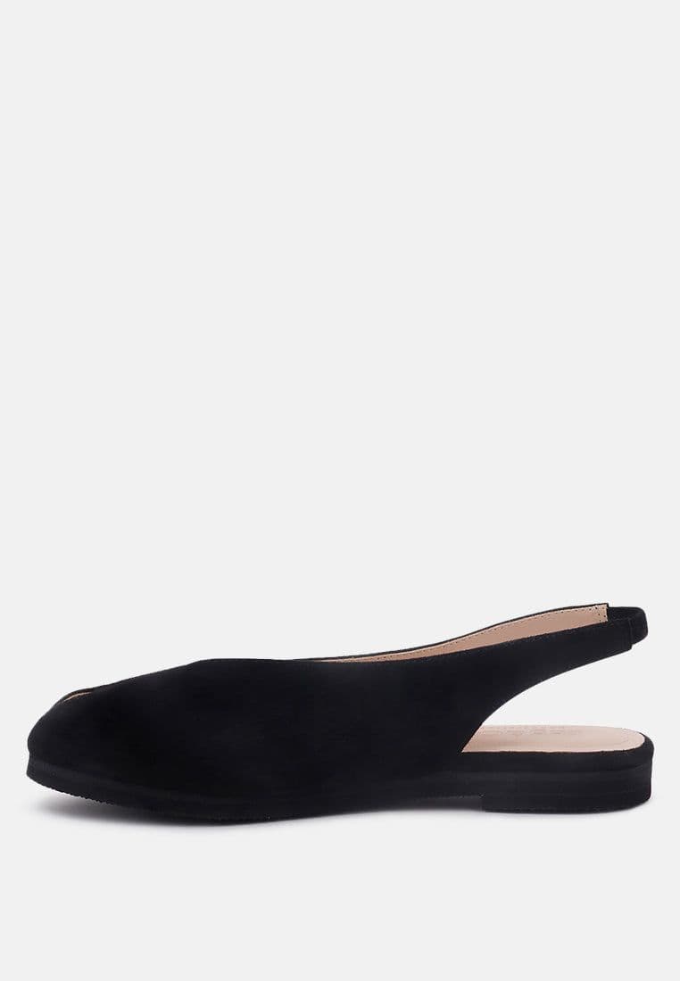 image-Gretchen Mustard Slingback Flat Sandals