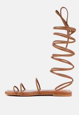 image-Amatha Essential Toe Ring Summer Leather Flats