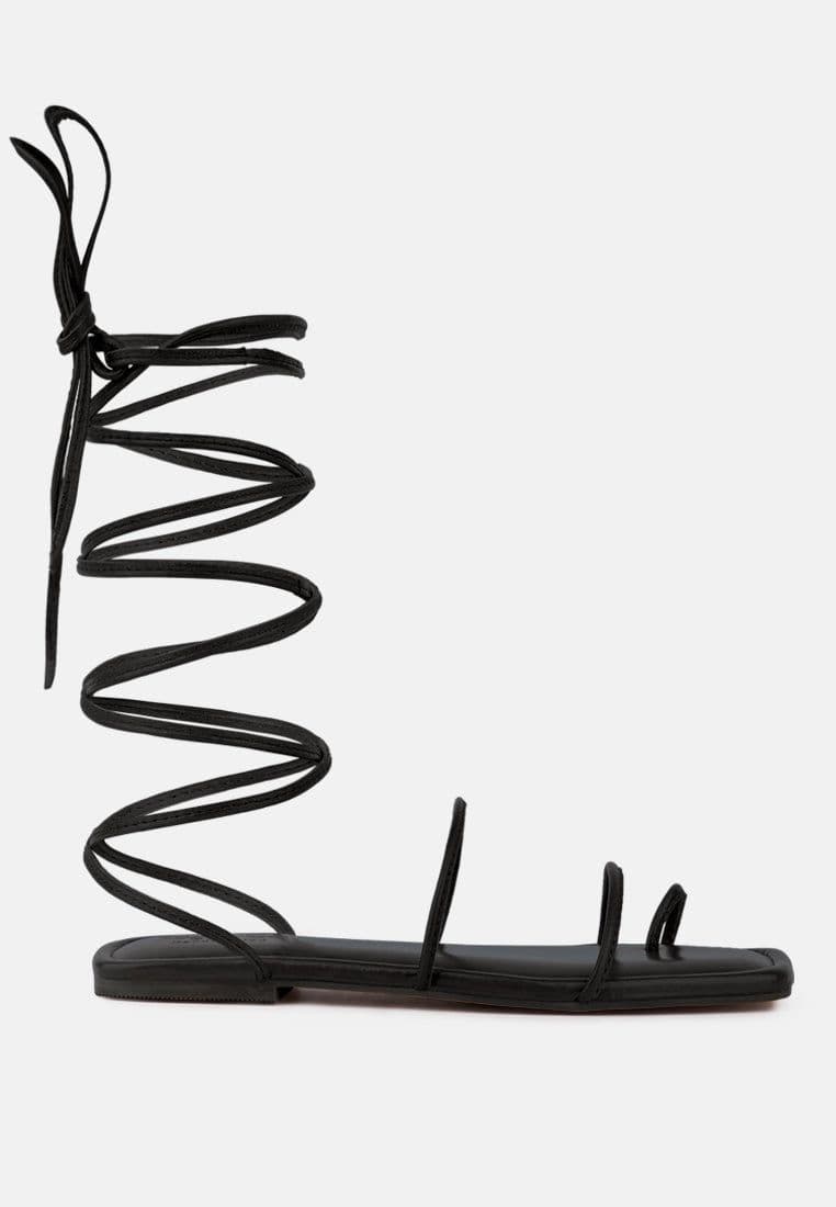 image-Amatha Essential Toe Ring Summer Leather Flats