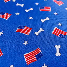 image-Dog Bandana - Red White Blue American Flag Tie-On