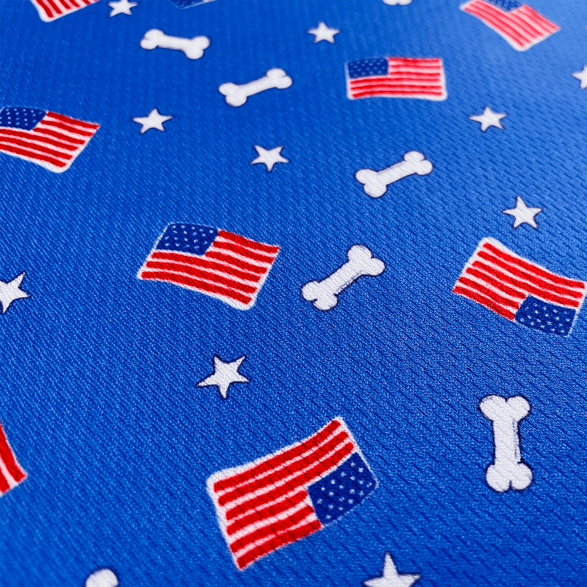 image-Dog Bandana - Red White Blue American Flag Tie-On