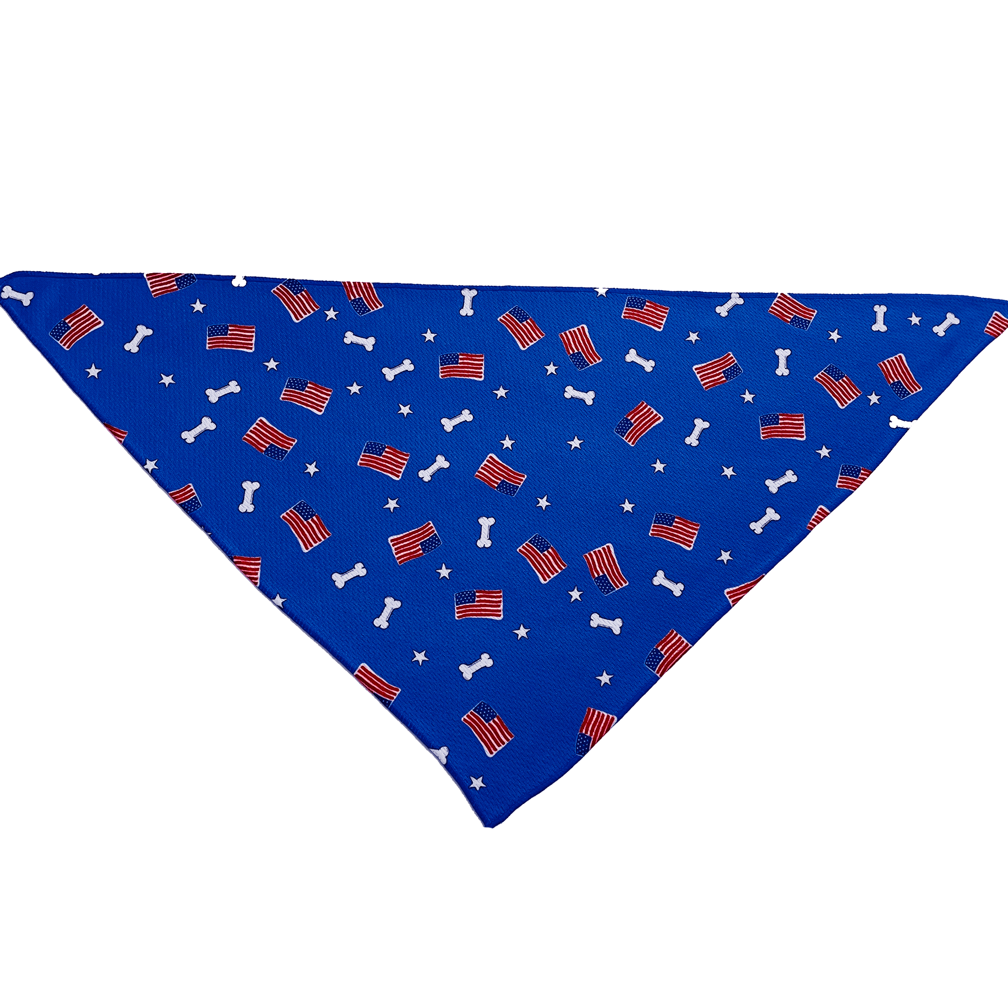 image-Dog Bandana - Red White Blue American Flag Tie-On