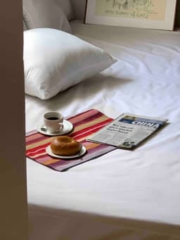 image-Retro Stripe Placemat Set of 4 Pcs for Table Setting