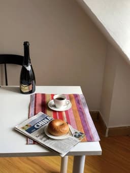 image-Retro Stripe Placemat Set of 4 Pcs for Table Setting
