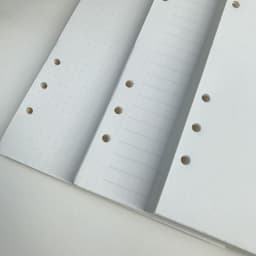 image-Refill for ring binder notebook 6 holes A5 145mm x 210mm good writing paper RF01