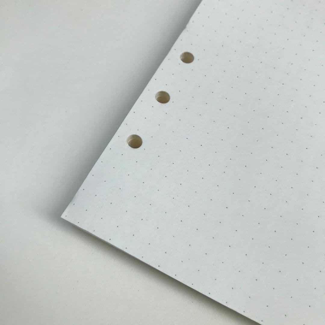 image-Refill for ring binder notebook 6 holes A5 145mm x 210mm good writing paper RF01