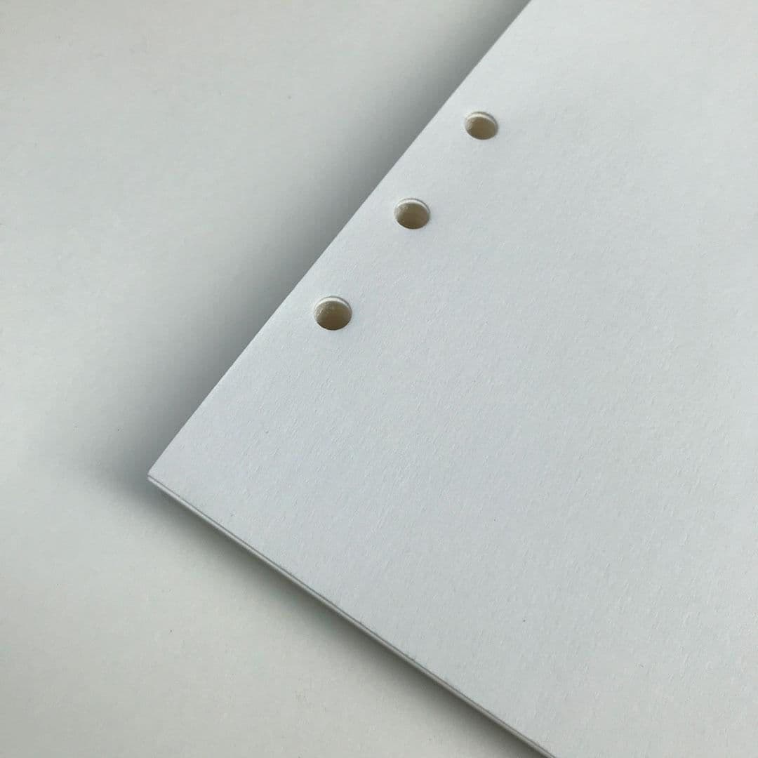 image-Refill for ring binder notebook 6 holes A5 145mm x 210mm good writing paper RF01