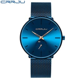 image-CRRJU Sports Mens slim Watches Top Brand Luxury Waterproof Sport Watch Men Ultra Thin Dial Quartz Watch Casual Relogio Masculino