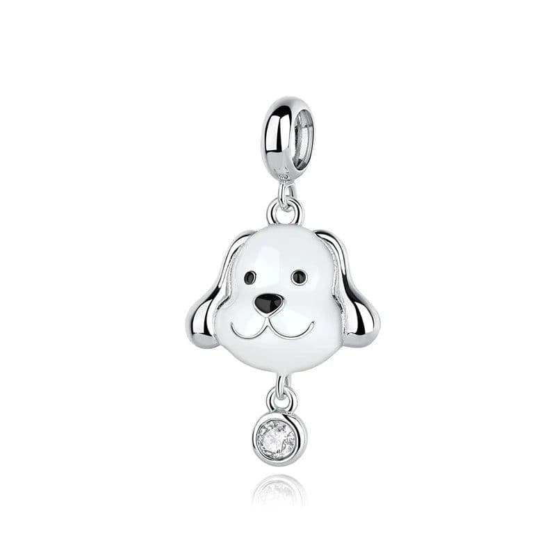 image-Original 925 Sterling Silver Charms Love Pets Dog Cat Paw Print Pendant Beads Fit Brand Bracelets Necklaces Women DIY Jewelry