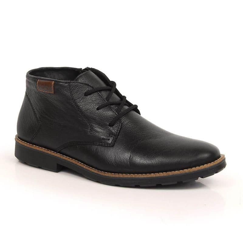 image-Leather boots insulated with sheep wool Rieker M RKR568