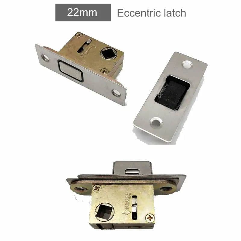 image-Magnetic mute magnetic lock Silent lock body Bathroom door magnetic lock core Eccentric lock Margin 22mm 25mm 30mm 35mm 40mm 50