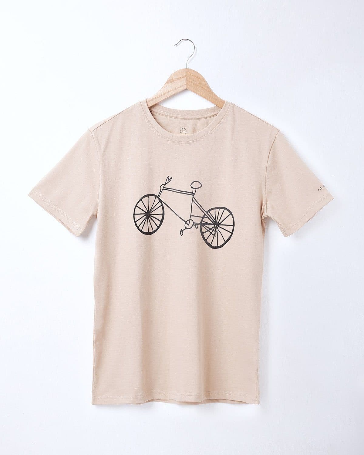 image-Pure Cotton Adult Round Neck Unisex - Kids Drawn Printed T-shirt (Cycle)