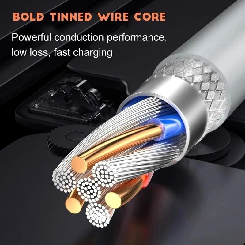 image-NNBILI 1-3PCS 10A 100W Type C Super Fast Charging Cable Data Cord For Huawei OPPO vivo iQoo Quick Charing USB C Cables