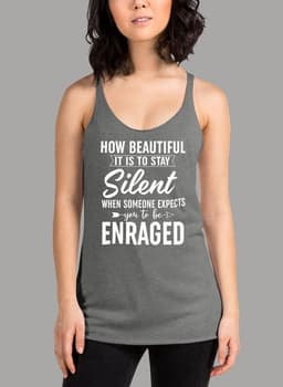 image-How Beautiful It Is To Stay Silent Women's Tank Top