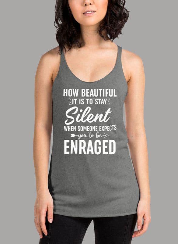 image-How Beautiful It Is To Stay Silent Women's Tank Top