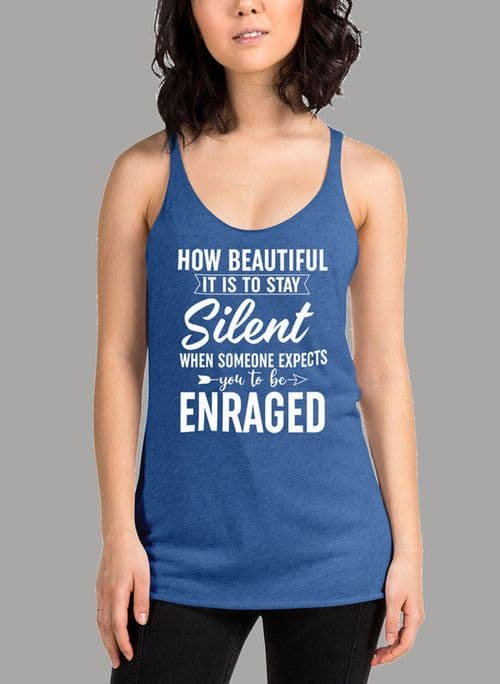 image-How Beautiful It Is To Stay Silent Women's Tank Top