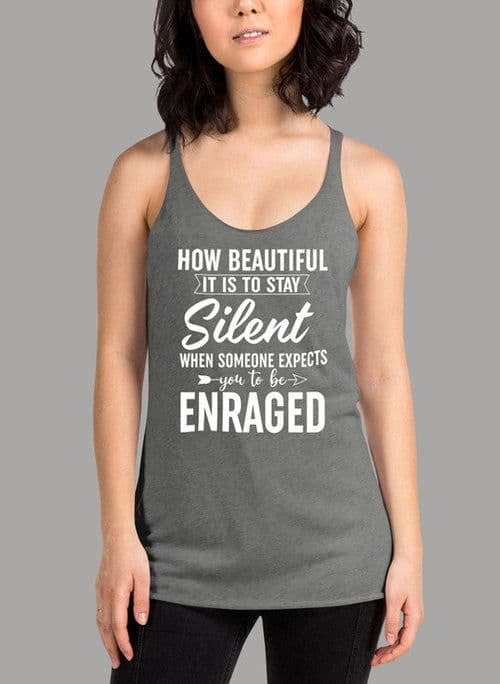 image-How Beautiful It Is To Stay Silent Women's Tank Top