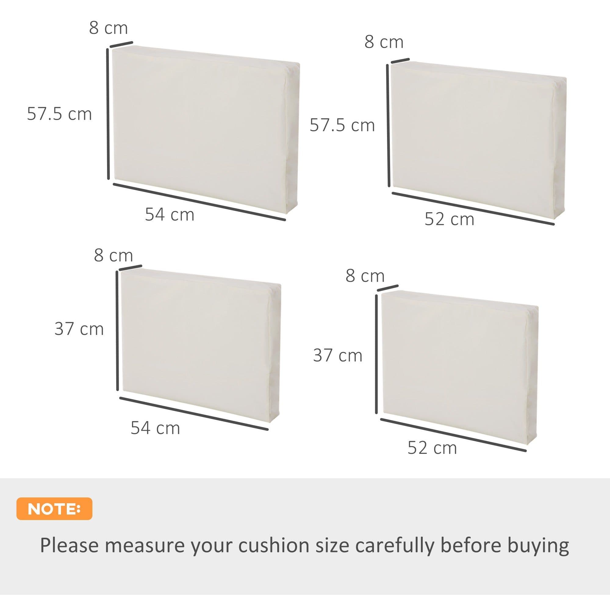 image-Replacement Cushion Cover Garden Rattan Patio Furniture - No Cushion Included