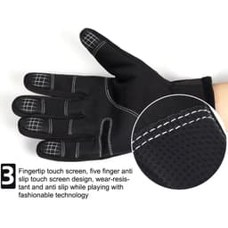 image-Heated Gloves Eletric Thermal Heat Gloves Winter Warm Touch Screen Skiing Hunting Fishing Waterproof Heated Rechargeable Gloves
