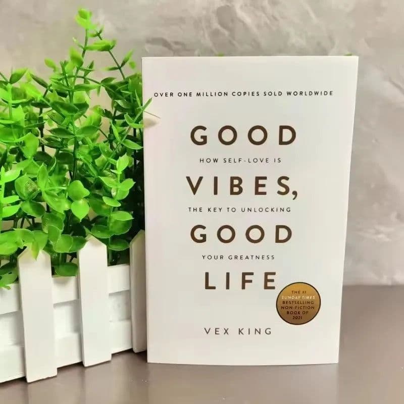 image-Good Vibes Good Life: How Self-Love Is the Key to Unlocking Your Greatness by Vex King - Bestselling Self-Help Paperback Book