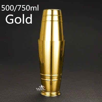 image-Stainless Steel Cocktail Boston Bar Shaker: 2-piece Set: 18oz Unweighted & 28oz