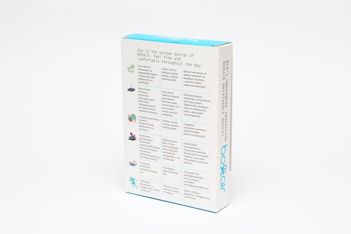 image-BoxAir Cooling Underwear - White