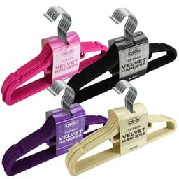 image-2X Flocked Hangers BLACK 10PK | DGI-4017 | AS-99085