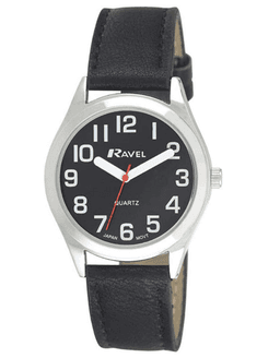 image-Ravel Ladies Classic Strap Watch Black R0125.03.2