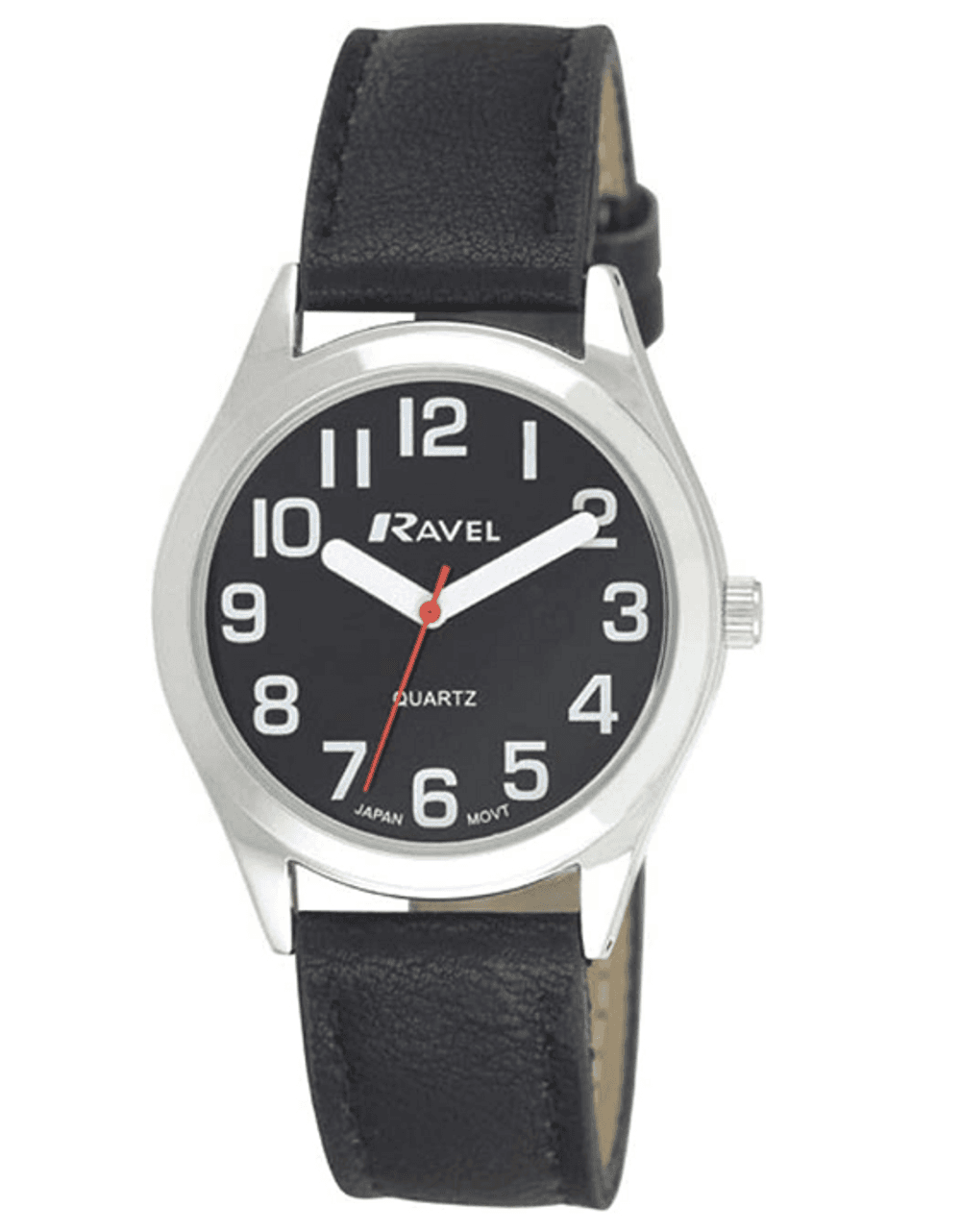 image-Ravel Ladies Classic Strap Watch Black R0125.03.2