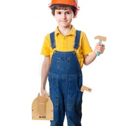 image-SOKA My First Toolbox Carpenter Wooden Building Tools Play Set Pretend Play 3+