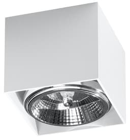 image-Ceiling Lamp BLAKE White Square Shape Modern Loft Design GU10