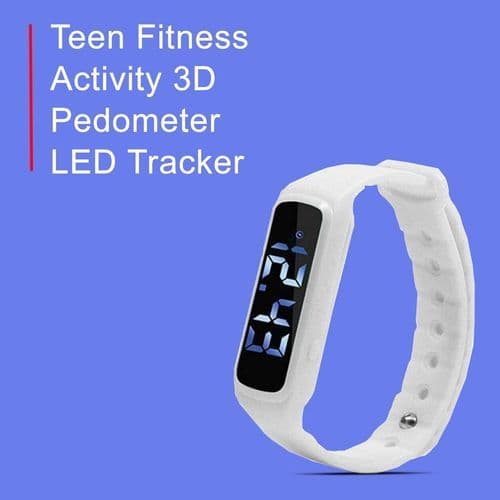 image-Aquarius AQ 114 Teen Fitness Activity LED Tracker with 3D Pedometer