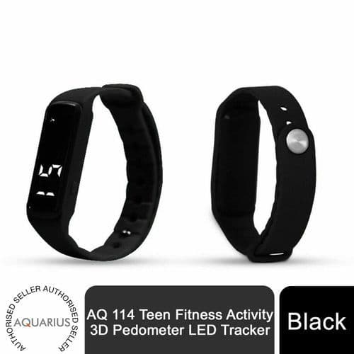 image-Aquarius AQ 114 Teen Fitness Activity LED Tracker with 3D Pedometer
