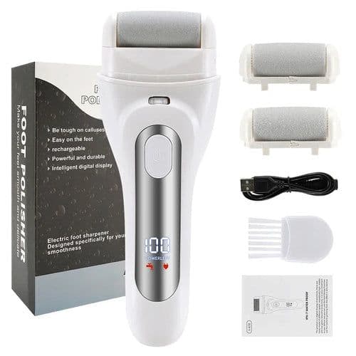 image-Electric Pedicure Tools Foot Care File Leg Heels Remove Hard Cracked