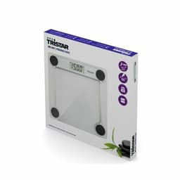 image-Digital Bathroom Scales Tristar WG-2421 Black Glass
