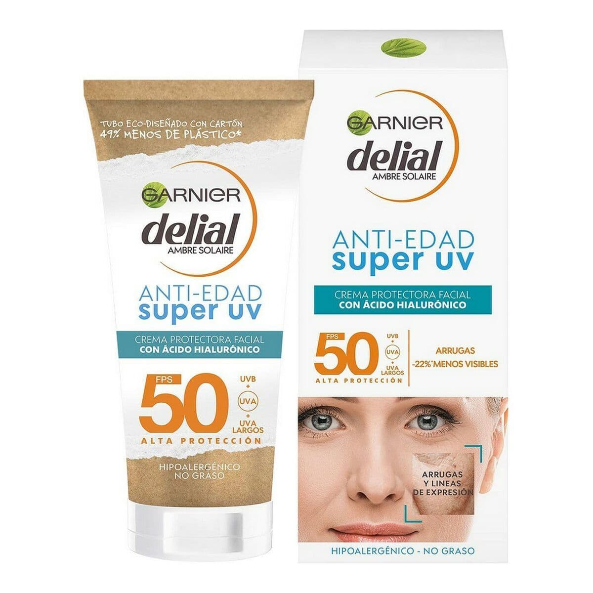 image-Sun Cream Super UV Garnier Anti-ageing Spf 50 (50 ml)
