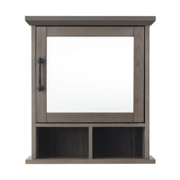 image-Russell Wooden Bathroom Wall Mirrored Medicine Cabinet Salt Oak