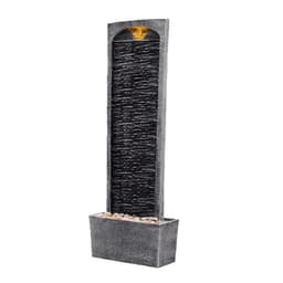 image-Garden Water Feature, Outdoor Straight Water Fountain & Lights