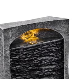 image-Garden Water Feature, Outdoor Straight Water Fountain & Lights