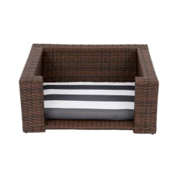 image-Indoor Outdoor Rattan Cat or Dog Elevated Rattan Bed ST-N10005-UK